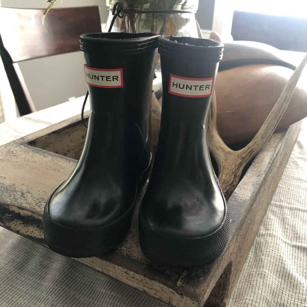 Black Hunter Little Kids Rain boots